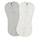 2 Pack Summer Infant SwaddleMe Newborn SwaddlePod 0-2 Months Cotton White Baby Swaddle Pod