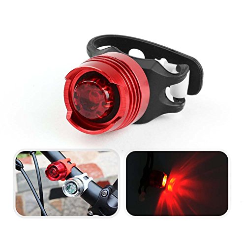 Bike Licht – Sun Run Super Bright Wasserdicht vorne und hinten Aluminium LED Fahrrad torch- klein & rugged- Road, Racing & Mountain – inklusive Batterien – passend für alle Fahrräder, Dreirad, Roller