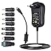 Price comparison product image Soulbay 3 V 12 V 36 Watt Universal AC/DC Adapter Power Battery Charger with 8 Different Chied End Plug Adapter for Home Electronics – 3000mA Max