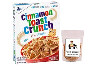 FOOD LIBRARY THE MAGIC OF NATURE General Mills Cinnamon Toast Crunch 345 g and Golden Raisins, 100g