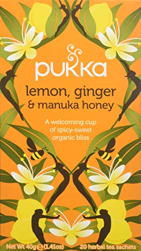 Pukka Hierbas limón Ginger & miel de Manuka 20 x 2g