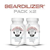 Beardilizer® - #1 Facial Hair and Beard Growth Complex for Men (2 Pack) - 180 Capsules Powerful Nutrients Blend