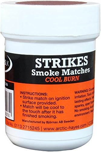 STRIKES SMOKE MATCHES TUB 25 // STRIKES SMOKE MATCHES TUB 25; Product Range:-; SVHC:No SVHC (12-Jan-2017) ( 333000 )
