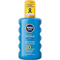 NIVEA SUN Sonnenspray, Lichtschutzfaktor 20, Sprühflasche, Schutz und Bräune, 200 ml