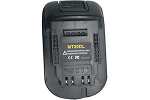 LELUKEE MT20DL adapter konwerter do Makita 18V akumulator litowo-jonowy BL1830 BL1860 BL1815 on dla DeWalt 18V/20V DCB200 akumulator litowo-jonowy adapter narzędzie użycie