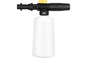 RUKHOOL Pistolet piankowy do Karcher K7, K4, K5, K2, K3, K6, akcesoria do myjki wysokociśnieniowej, pistolet piankowy, rozpylacz ciśnieniowy, butelka z rozpylaczem, pianka, pistolet, do samochodu,