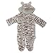 Baby Unisex Mummys Little Tiger All In One Hooded Winter Snowsuit (3-6 Months) (Tiger Print)