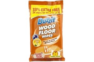151 PRODUCTS LIMITED 3 x 24 Pack Duzzit Wood Floor Wipes Suitable For Laminate And Wood Floors