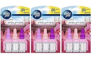 3 x Ambi Pur 3volution Refill Electric Air Freshener, Thai Orchid, 20 ml