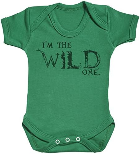 I'm The Wild One Baby Gift, Baby Boy Gift, Baby Girl Gift, Baby Boy Bodysuit, Baby Girl Bodysuit - 6-12 Months Green