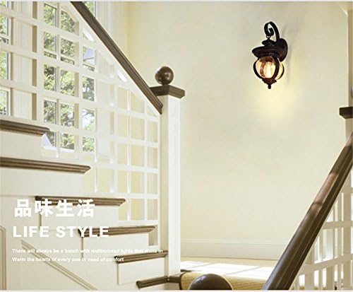 SQIAO modern LED wall lamp Outdoor Wall light waterproof iron solarium exterior hallways, an outdoor balcony courtyard terrace Lamps