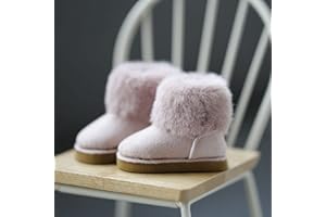 XiDonDon 1/6 BJD SD size doll 30cm body shoes fashion snow boots 1/6 YOSD doll shoes doll accessories (pink)