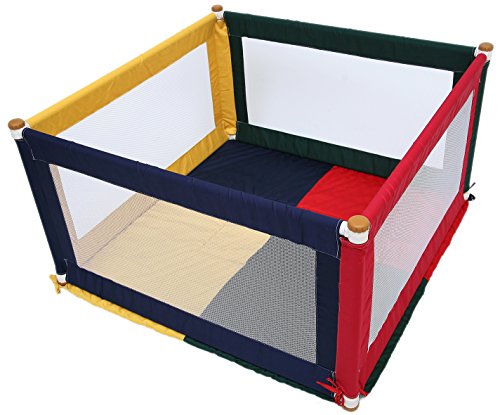 TikkTokk Pokano Fabric Playpen/Mat (Square, Colourful)