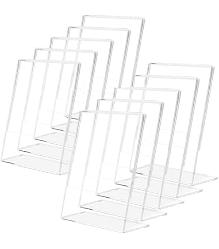 Espositore Pubblicitario VITAdisplays In Plexiglas | Formato L DIN A5 Verticale | 5 Pezzi - Foto 10