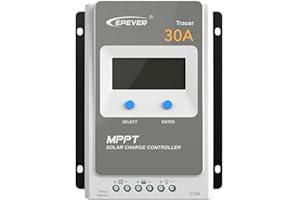EPEVER Tracer AN MPPT Solarladeregler Régulateur de charge 30A travail automatique 12V/24VDC, PV 100V, LCD Display commen negative Erdung