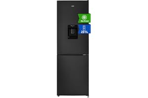 CHiQ FBM228NE4DE No Frost Combi Refrigerator, Freezer Freezer, 231L Fridge Freezer Combination, No Frost, Multi Airflow, Water Dispenser, 170 cm