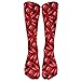 Produktbild jiilwkie Turkey Flag Artascope Flower Compression Socks Soccer Socks High Socks Long Socks for Running,Medical,Athletic,Edema,Diabetic,Varicose Veins,Travel,Pregnancy,Shin Splints,Nursing.