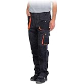 REIS Foreco-T Men's Work Pants, Protective, Anti-Cut, Cargo 80% Polyester 20% Cotton