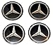 Produktbild IPRIME 4x 55 mm Diameter Set Wheel Centre Caps Sticker Self Adhesive Emblem Decals Cheap