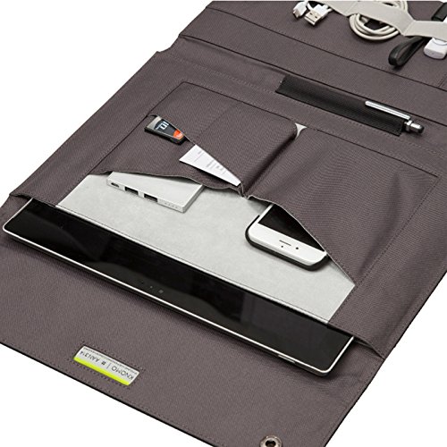 Knomo 56-065-CHA Brompton Knomad Portable Organizer 30,48 cm ( 12 Zoll) charcoal - 5
