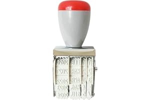 NOBILE LOVELYCARE Timbro datario Manuale con cuscinetto per timbro con inchiostro data dal 2022 al 2033