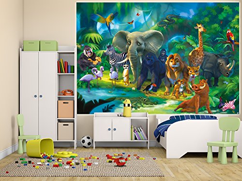 GREAT ART Safari Wanddekoration – Wandbild Dschungel Motiv XXL Poster (140 x 100 cm) - 9