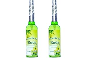 ALJOIR Pack 2 Botellas Colonia de Ruda 221ml Agua Ruda 100% Original Perú Amarilla Murray & Lanman, Botella de plástico