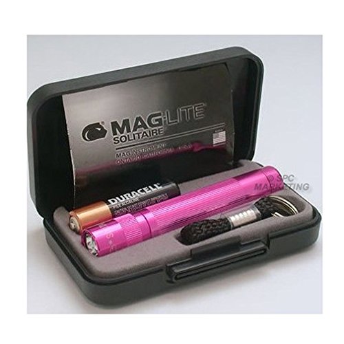 Preisvergleich Produktbild Maglite Solitaire Schlüsselanhänger-Taschenlampe, 1 x AAA Batterie, in Geschenkbox, Pink