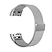 Produktbild Hunpta Mailänder Edelstahl Band Armband Armband Compatible für Fitbit Charge 2 (Silber)