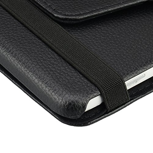 4in1 Hülle für Samsung Galaxy Tab A 9.7 (T550 T551 T555N) – Schutzhülle Cover Case Tasche ( unterstützt automatische Wake up Sleep Funktion), Schwarz + 1x Schutzfolie + 1x Touchpen - 6