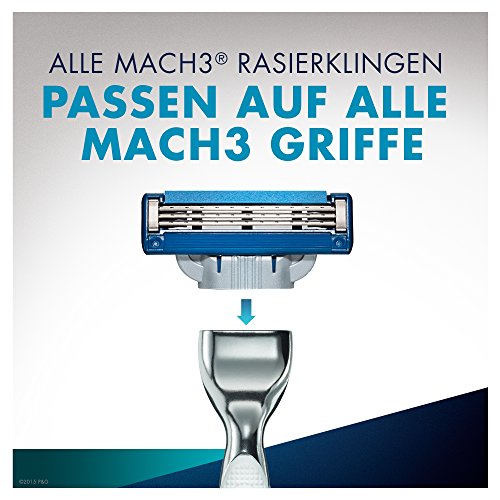 Gillette Mach3 Turbo Rasierklingen Für Männer, 12 Stück - 6