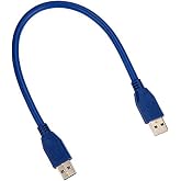 Alfais 4955 Usb 3.0 Erkek Erkek 30 cm Hdd Harddisk Bağlantu Uzatma Kablosu, 0.3M