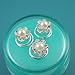 Tinksky 10pcs Delicate Womens Girls Wedding Bridal Crystal Rhinestones Metal Spiral Twist Hairpins Hair Pins (White)