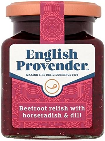 The English Provender Co Beetroot Relish with Horseradish &amp; Dill 300g