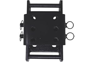 NUTS 'N' BOLTS Black Adjustable height mounting towball coupling drop plate bracket Land Rover 4x4 3500kg Tow Hitch Drop Plate 2 Pin 270mm Towbar Towing Trailer