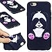 Price comparison product image Coffeetreehouse Case for Iphone 5/5s/SE, Soft Colourful Embossed Pattern Black Slim TPU Protective Case For Iphone 5/5s (Play The Panda)
