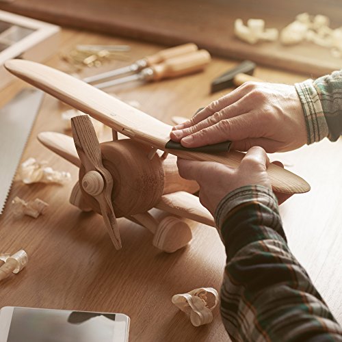 Schleifpapier Sandpapier Schmirgelpapier Sortiment 60 bis 3000 Grit 34 Stück 9 x 3.6 Zoll, Trocken / Nass, für Automotive Schleifen, Holzmöbel Finishing, Drechseln Finishing - 3