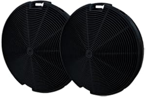 DL SERVICE Filtre pour hotte Faber Smeg Franke | Filtre à charbon actif de rechange compatible avec hotte aspirante Faber Smeg Franke | Pack de 2 filtres