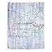 Produktbild Discoball® Duschvorhang Badezimmer Vorhang Shower Curtain 180 x 180 cm Polyester London U-Bahn Tube