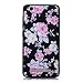 Produktbild Chreey Xiaomi Redmi 4A Hülle, Weiche TPU Silikon Bumper Case 3D Drucken Blume Muster Design Mode Handyhülle [Rosa Blumen]
