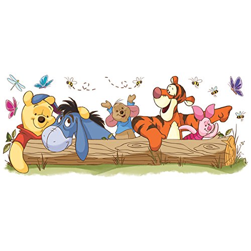 RoomMates RMK2553GM RM – Disney Winnie Puuh und Freunde Freizeitspaß Wandtattoo, PVC, Bunt, 48 x 13 x 2.5 cm - 2