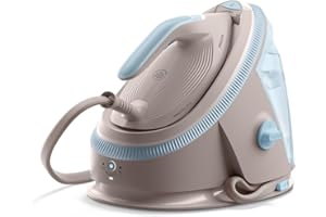 Philips PerfectCare Serie 7000 Generatore di Vapore - 600g Colpo Vapore, 8,5 Bar, OptimalTEMP, Piastra SteamGlide Elite, Serbatoio Estraibile 1,5L, Vapore Verticale, Easy De-Calc (PSG7200/60)