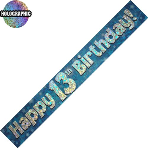 Age 13 Birthday Banner Oak Boy Buy Online In Oman Missing