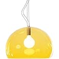 Kartell Small FL/Y Lampada da Soffitto, Giallo, Diametro 38cm