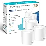 TP-Link Deco WiFi 6 Mesh AX 3000Mbps Deco X60(3-Pack) - Système WiFi 6 pour Toute la Maison - Couverture WiFi de 550㎡ - Insta