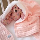 Baby’s Only Babydecke Strickdecke Teddyfutter 95 x 70 cm - 6