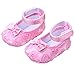 Sanwood Baby Girl Comfortable AntiSlip Princess Toddler Shoes (0-6 month, Pink)