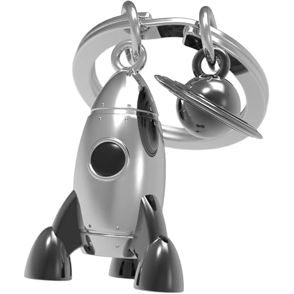Porte-clés Avion Pilote METALMORPHOSE - Cadeau Original Aviation En Acier Inoxydable