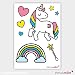 Produktbild #detailverliebt 8 Einhorn-Sticker I dv_097 I DIN A6 Bogen I Mädchen Einhorn-Aufkleber für Laptop Handy Scrapbooking Kinder-Geburtstag Schultüte Geschenk-Idee