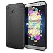 Produktbild NALIA Handyhülle kompatibel mit HTC One M8 M8S, Ultra-Slim Case Cover, Dünne Punkte Schutzhülle, Etui Handy-Tasche Back-Cover Bumper, TPU Silikon-Hülle Smart-Phone - Mesh Schwarz